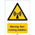 Image of 827114 - ISO 7010 Sign - Warning; Non-ionizing radiation