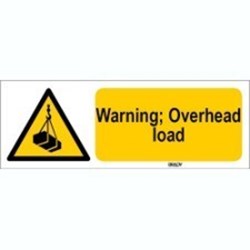Image of 828596 - ISO 7010 Sign - Warning; Overhead load