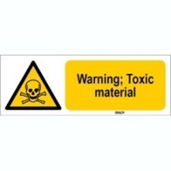 Image of 828744 - ISO 7010 Sign - Warning; Toxic material