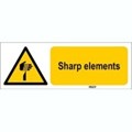 Image of 829644 - ISO 7010 Sign - Sharp elements