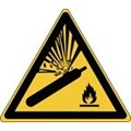 Image of 836254 - Glow-in-the-dark safety sign
